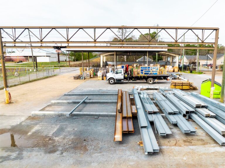Gas Station Canopy Construction