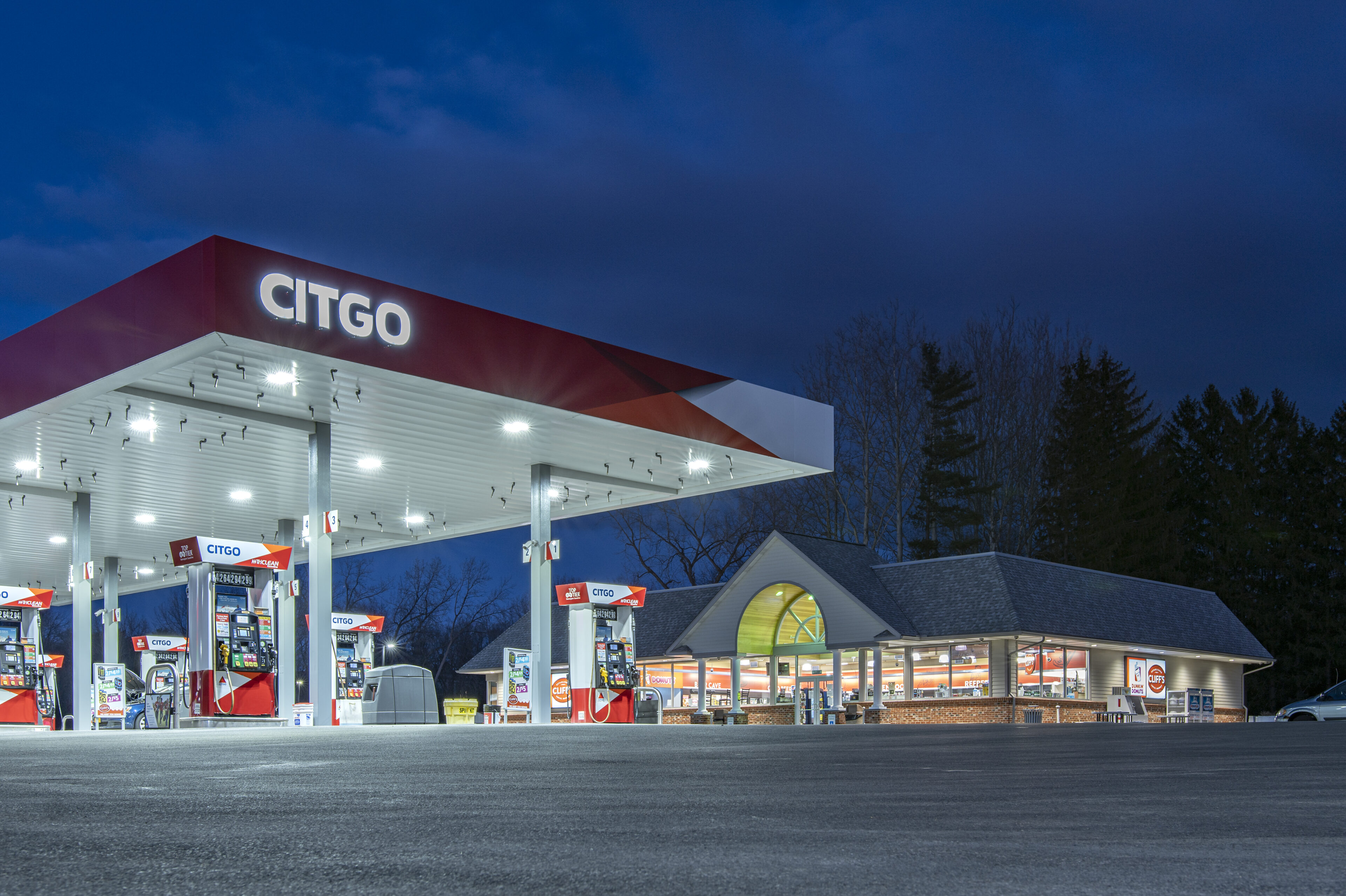Lighting Upgrades During Gas Station Canopy Repair: Boosting Safety and Aesthetics